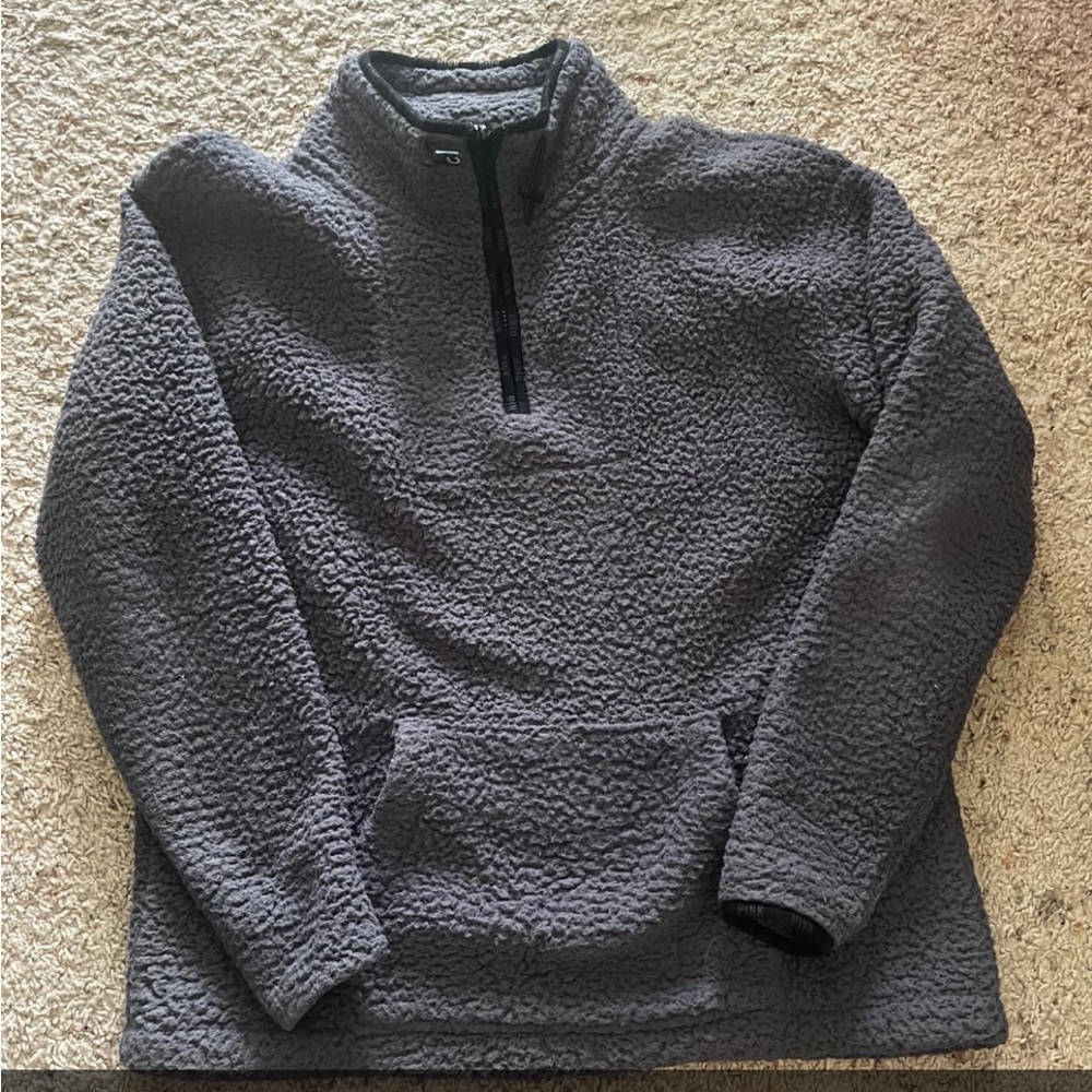 PINK VS sherpa 1/4 zip